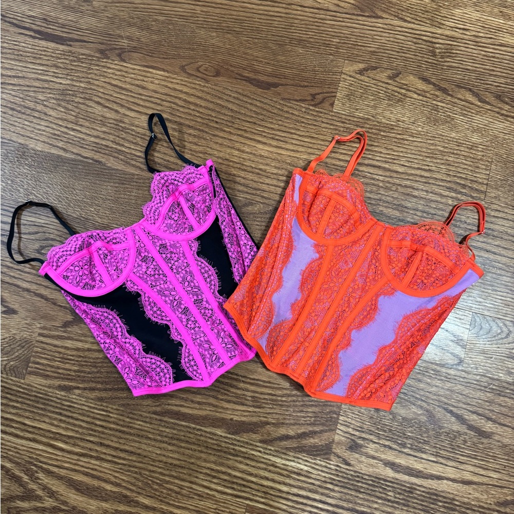 Urban Outfitters Out From Under Corset Top Bundle